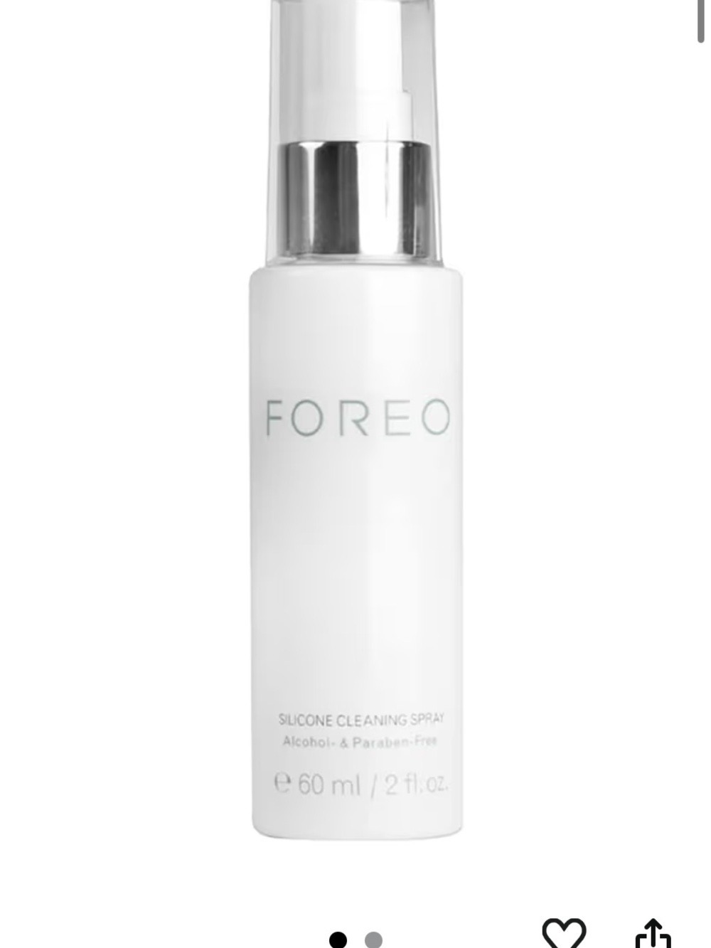 FOREO Silicone Cleaning Spray - never used sealed